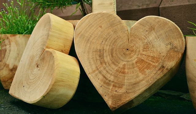 Wood Hearts Wood Hearts